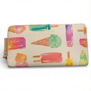 Kate Spade Cream and Tan Wallet